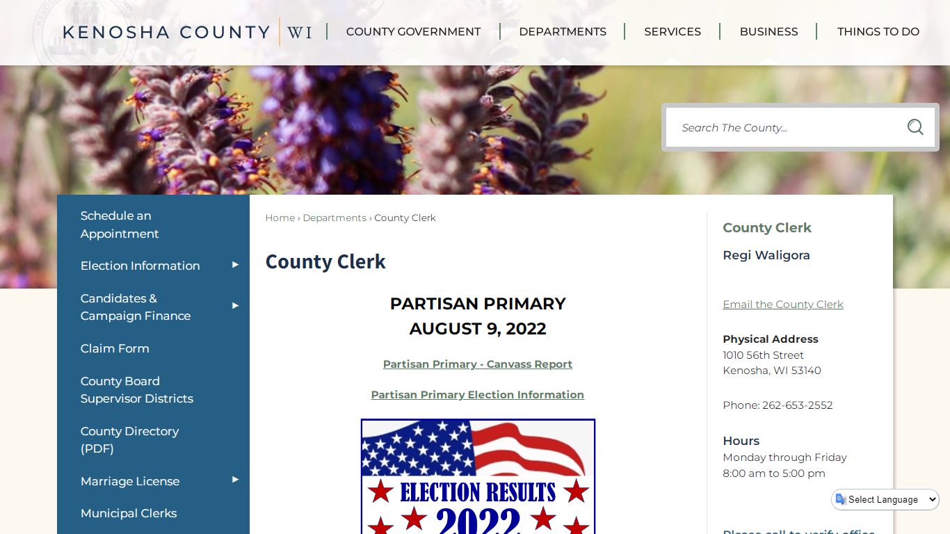 County Clerk | Kenosha County, WI - Official Website